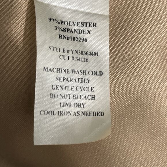 Connected Apparel Women’s 8 Brown Floral Dress Artistic Print Unique Pattern - Picture 9 of 9